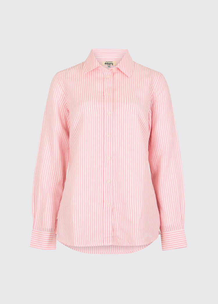 Butterfly Leinenbluse - Pink