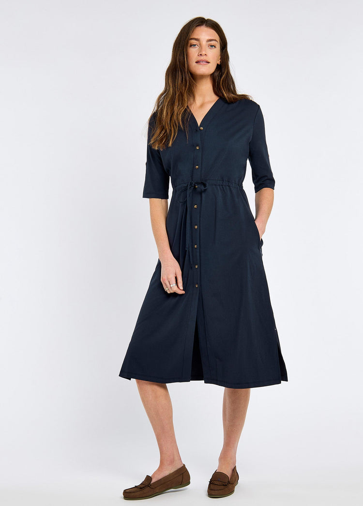 Robe chemise midi Hanlon - Navy