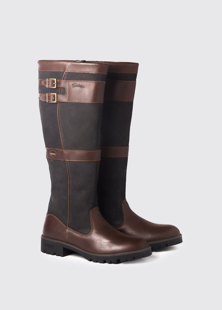 Longford Ladies' Country Boot - Black/Brown