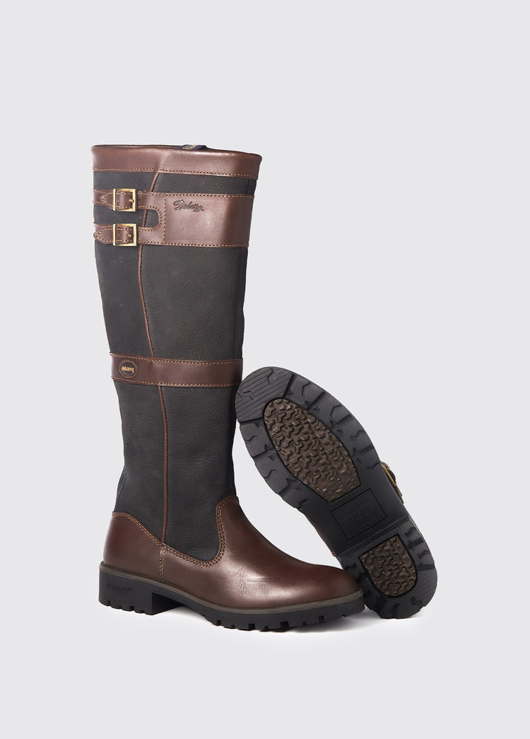 Longford Ladies' Country Boot - Black/Brown