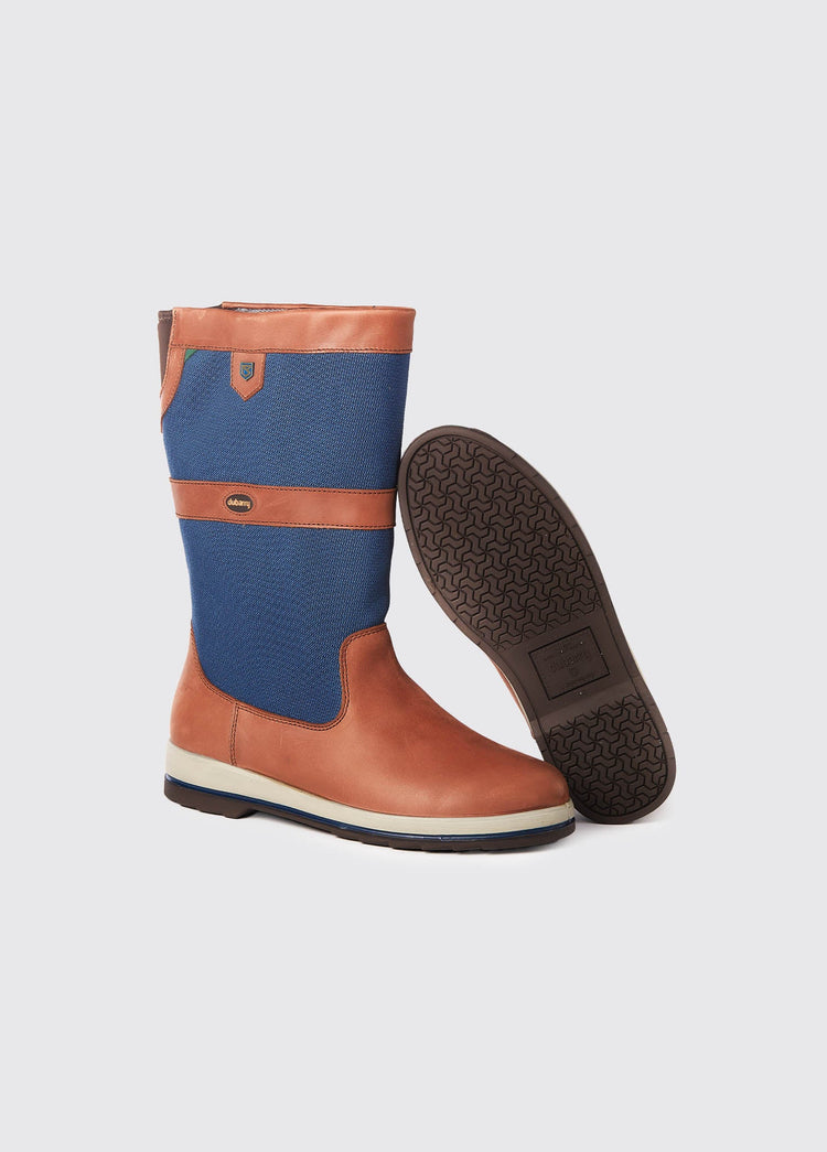 Shamrock Ladies' ExtraFit™  Sailing Boot - Navy/Brown