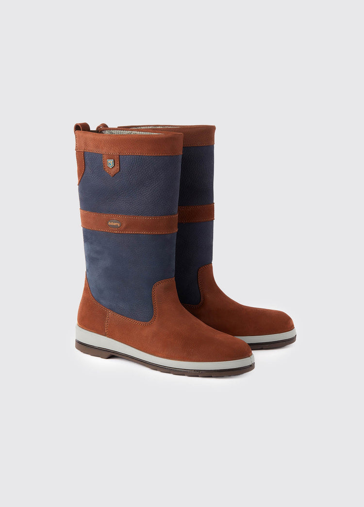 Ultima ExtraFit™ Damen Segelstiefel - Navy/Brown