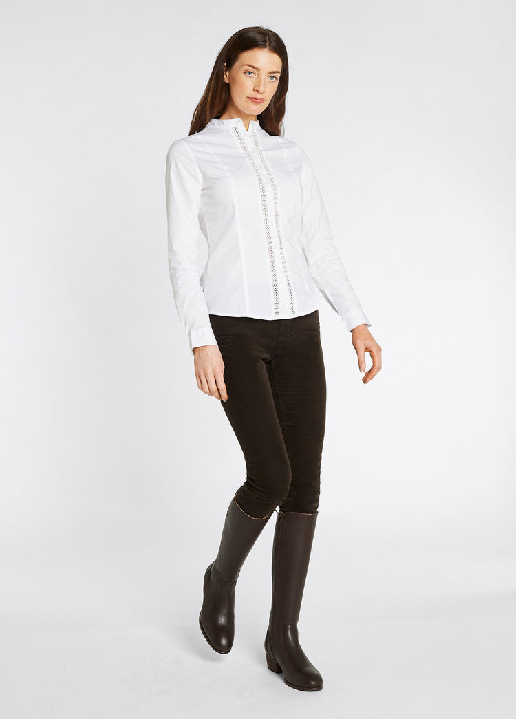 Waterlily Ladies Shirt - White
