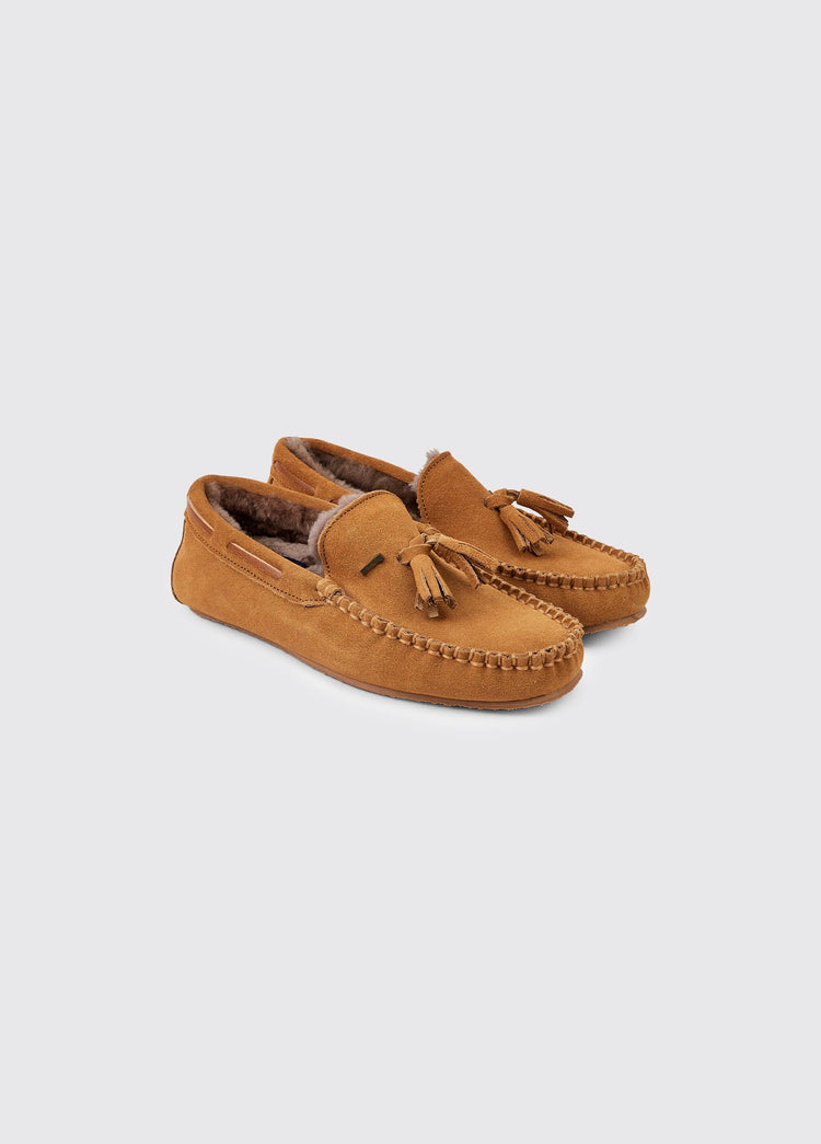 Rosslare Dames Mocassin Pantoffels - Sand