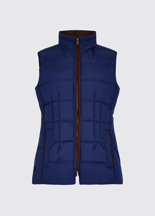 Spiddal Ladies' Quilted Vest - Peacock Blue
