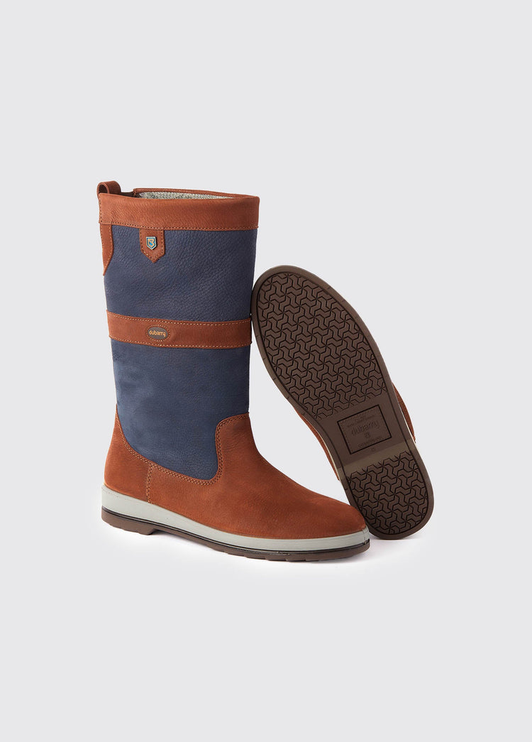 Ultima Damen Segelstiefel - Navy/Brown