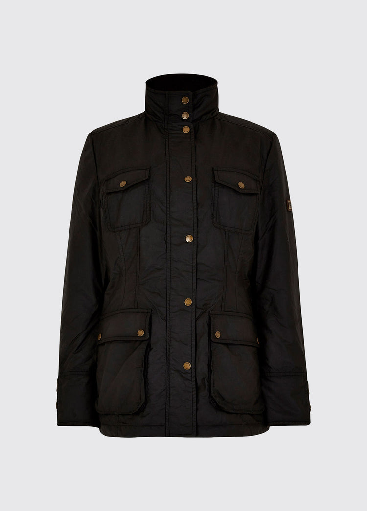 Munsboro Ladies' Waxed Cotton Jacket - Black