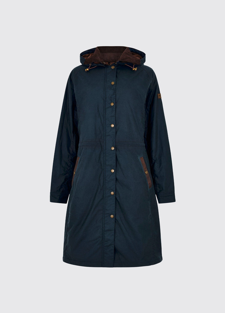 Dubarry Dames Waxjas in blauw (Storm Blue)