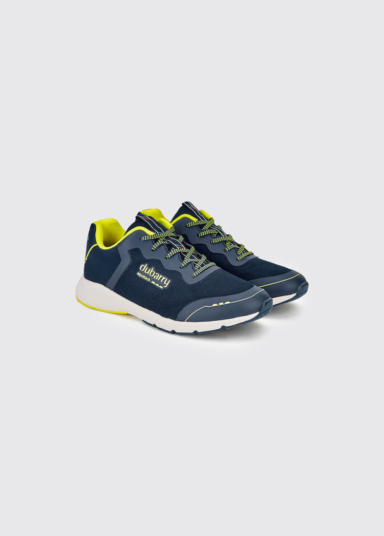 Palermo Men's Lightweight Sporty Sneaker - Navy/Citrus