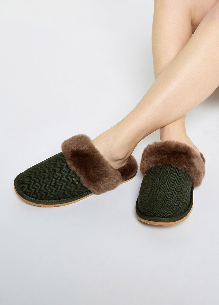 Mullingar Damen Pantoffel - Olive