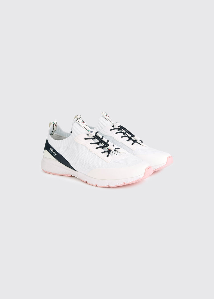 Toledo Ladies Lightweight Aquatech Sock Sneaker - White